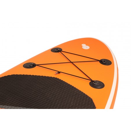 Stand up Paddle Gonflable 10'2 - CRUISER ADRN 10'2 30'' 5'' (310x76x13) - avec Pompe, Pagaie, Leash et Sac de transport - Orange